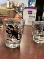 Libbey Zodiac Shot Glasses Set Complete 12 Astrology Signs 1 3/4 oz Barware - Image 8
