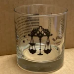 Customizable LIBRA Zodiac Sign Glass Tumblers, 11 oz- 12 Count /Case