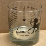 Customizable SAGITTARIUS Zodiac Sign Glass Tumblers, 11 oz- 12 Count /Case