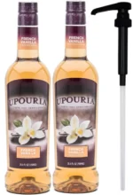 Upouria French Vanilla Coffee Syrup Flavoring (PACK OF 2)