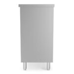 Prepline PC-1872 18"D x 72"L Stainless Steel Enclosed Base Work Table with Sliding Doors and Adjustable Shelf - Image 3