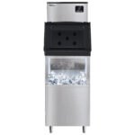Coldline EIC420M-FA 22" 420 lb. Modular Full Cube Ice Machine with 200 lb. Bin, Air Cooled - Image 2