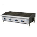 Standard Range SR-CB48-M 48" Gas Countertop Radiant Charbroiler-140,000BTU