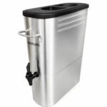 Prepline ITD5G 5 Gallon Slim Stainless Steel Iced Tea Dispenser