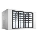 Coldline 8 x 14 Four Glass Door Walk-in Merchandiser Cooler Box with Floor - Image 2