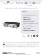 Standard Range SR-CB48-M 48" Gas Countertop Radiant Charbroiler-140,000BTU - Image 4