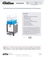 Coldline CBD-1 Single 3 Gallon Bowl Refrigerated Beverage Dispenser with Stirring System - Image 3
