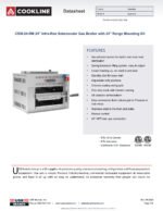 Cookline CSM-24-RM 24" Infra-Red Salamander Gas Broiler with 24" Range Mounting Kit - Image 6