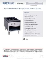 Prepline ENSSPR-N Single Burner Commercial Gas Stock Pot Range - Image 2