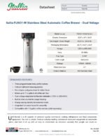 Itallia FUSO1-W Stainless Steel Automatic Coffee Brewer - Dual Voltage - Image 8