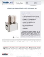 Prepline GP-5B Commercial 5-Brush Electric Glass Polisher, 120V - Image 3