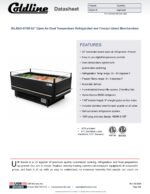 Coldline ISLAND-DT60 62" Open Air Dual Temperature Refrigerator and Freezer Island Merchandiser - Image 8