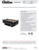 Coldline ISLAND-DT80 82" Open Air Dual Temperature Refrigerator and Freezer Island Merchandiser - Image 6