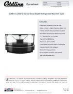 Coldline LDCD-C Corner Deep Depth Refrigerated Meat Deli Case - Image 10