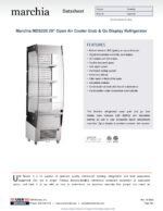 Marchia MDS220 20" Open Air Cooler Grab & Go Display Refrigerator - Image 5