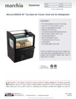 Marchia MDS30 30" Top Open Air Cooler, Grab and Go Refrigerator - Image 8