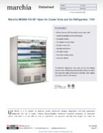 Marchia MDS60-110 60" Open Air Cooler Grab and Go Refrigerator, 110V - Image 6