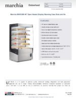 Marchia MHS1200 46" Open Heated Display Warming Case Grab and Go - Image 8