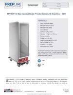 Prepline MPI1836 Full Size Insulated Heater Proofer Cabinet with Clear Door - 120V - Image 5