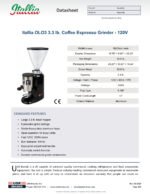 Itallia OLO3 3.3 lb. Coffee Espresso Grinder - 120V - Image 2