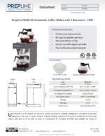 Prepline PACM-3D Automatic Coffee Maker with 3 Warmers - 120V - Image 3