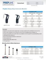 Prepline PIB500-20 20" Variable Speed Immersion Blender - 120V, 500W - Image 5