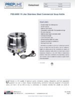 Prepline PSS-6000 Stainless Steel Commercial Soup Kettle, 10 Liter - Image 2