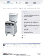 Standard Range SR-ER24-208 24" Electric Range with 4 Burners and Standard Oven - 208V, 3 Phase - Image 9
