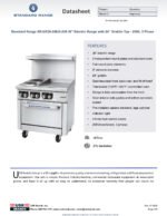 Standard Range SR-ER36-24EG-208 36" Electric Range with 24" Griddle Top - 208V, 3 Phase - Image 7