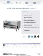 Standard Range SR-SM36-RM 36" Gas Salamander Infra-Red Broiler with 36" Range Mounting Kit- 35,000 BTU - Image 4