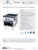 Standard Range SR-SP1 Single 18" Burner Commercial Gas Stock Pot Range - 80,000 BTU - Image 7
