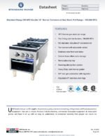 Standard Range SR-SP2 Double 18" Burner Commercial Gas Stock Pot Range - 160,000 BTU - Image 7