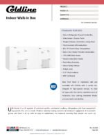 Coldline 10 x 14 Walk-in Cooler and Freezer Combo Box, with Floor - Image 2