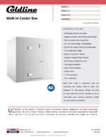 Coldline 6 x 10 Walk-in Refrigerator Cooler Box, Stainless Steel - Image 2