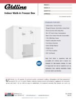 Coldline 6 x 8 Walk-in Freezer Box with Floor - Image 2