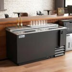 Coldline BBC-65 65" Horizontal Reach-In Black Bottle Cooler - 18 Cu. Ft.