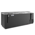 Coldline BBC-80 80" Horizontal Reach-In Black Bottle Cooler - 23 Cu. Ft - Image 2