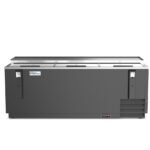 Coldline BBC-80 80" Horizontal Reach-In Black Bottle Cooler - 23 Cu. Ft - Image 3