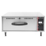 Cookline C-DW-1 Single Freestanding Stainless Steel Drawer Warmer, 120V - Image 2