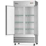 Coldline C35F 40" Solid Double Door Commercial Reach-In Freezer, Stainless Steel - Image 6