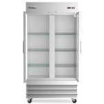 Coldline C35R 40" Solid Double Door Commercial Reach-In Refrigerator, Stainless Steel - Image 5