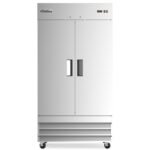 Coldline C35R 40" Solid Double Door Commercial Reach-In Refrigerator, Stainless Steel - Image 3