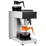 Prepline CAFE-2P-1 Pourover Coffee Maker with 2 Decanters and Warmers - 120V - Image 2