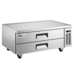 Coldline CB60 60" Two Drawer Refrigerated Chef Base Equipment Stand - Image 3