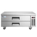 Coldline CB60 60" Two Drawer Refrigerated Chef Base Equipment Stand - Image 2