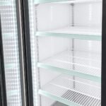 Coldline G48-B 48" Two Glass Door Merchandiser Refrigerator with LED Lighting - Black - Image 5