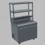 Coldline PDOS-36X Stainless Steel Double Deck Overshelf for SP36 SMP36 - Image 2