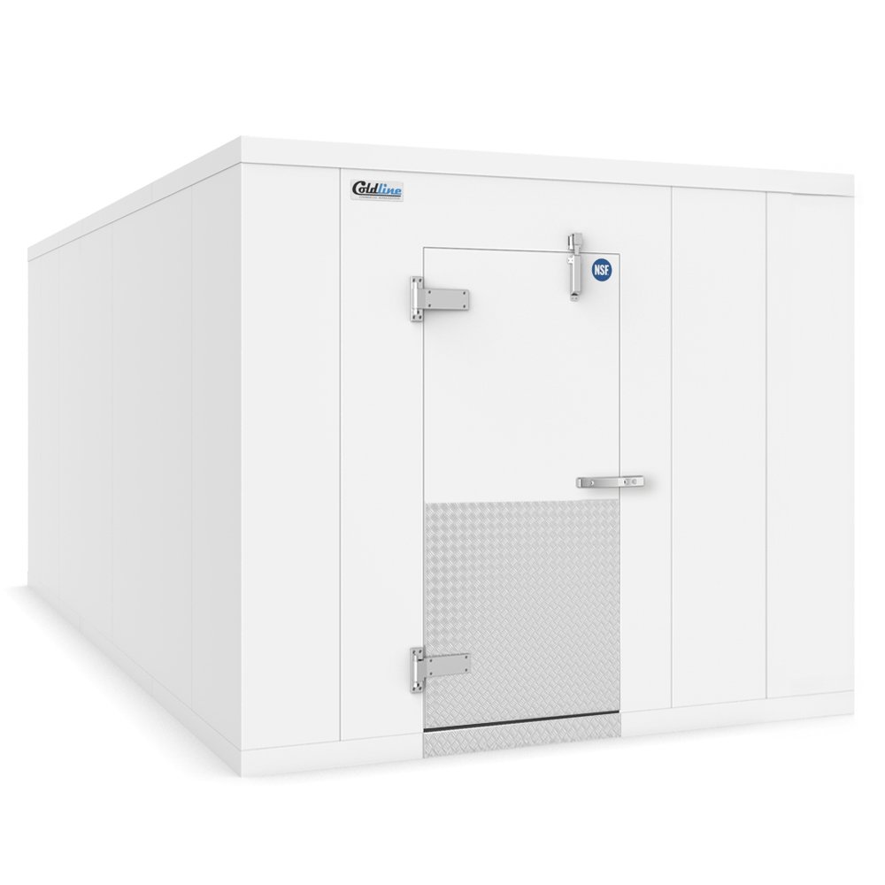 coldline-wfp10x12-walk-in-floor_1_7_1.jpg Coldline 12 x 14 Walk-in Cooler and Freezer Combo Box, with Floor - Image 1