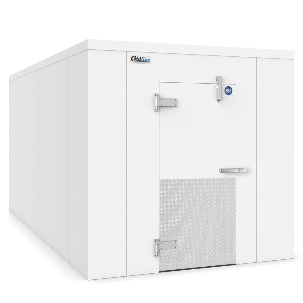 coldline-wfp8x10-walk-no-floor_9.jpg Coldline 8 x 18 Walk-in Refrigerator Cooler Box - Image 1