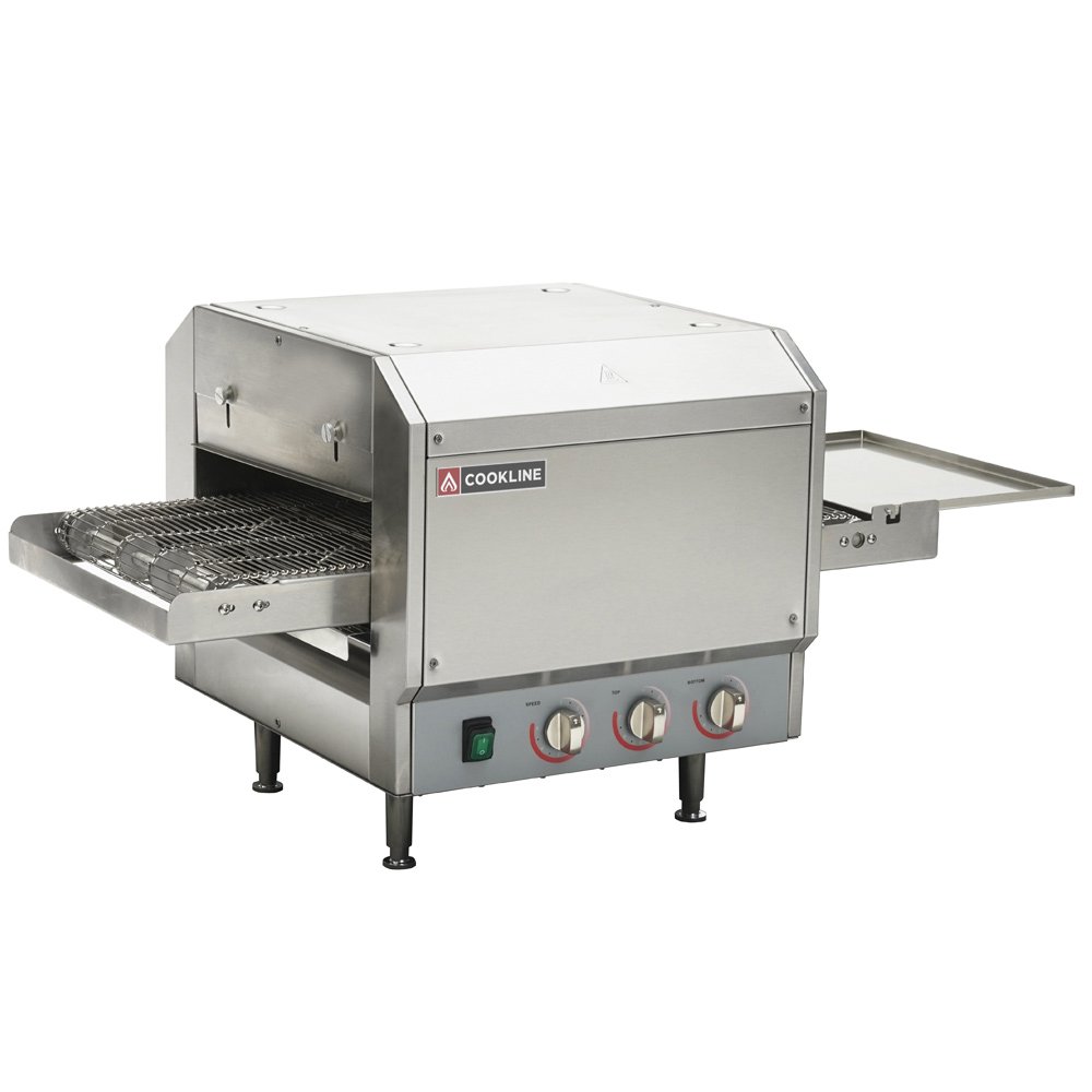 cookline-countertop-conveyor-oven_1.jpg Cookline OV14 Countertop Conveyor Oven with 14" Belt - 240V, 3600W - Image 1